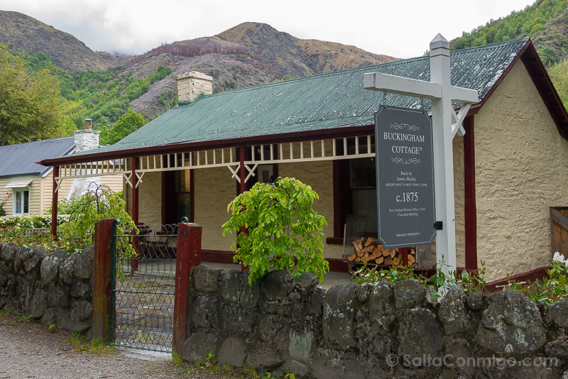Que ver en Arrowtown: Uno de los miners' cottages de Buckingham Street