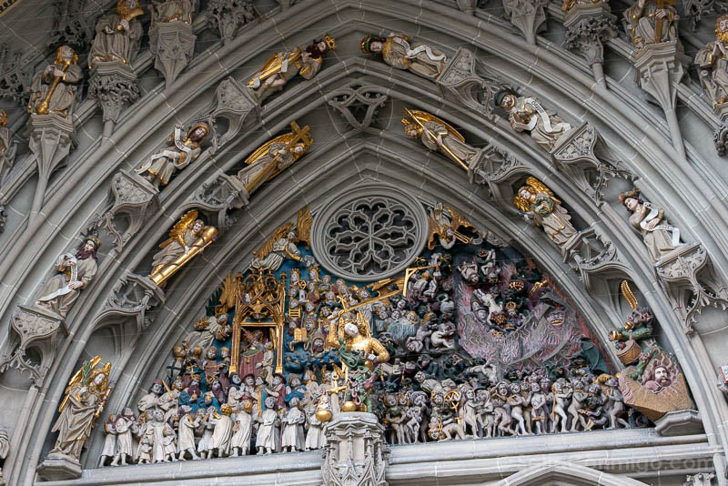 El Juicio Final del pórtico de la Catedral de Berna