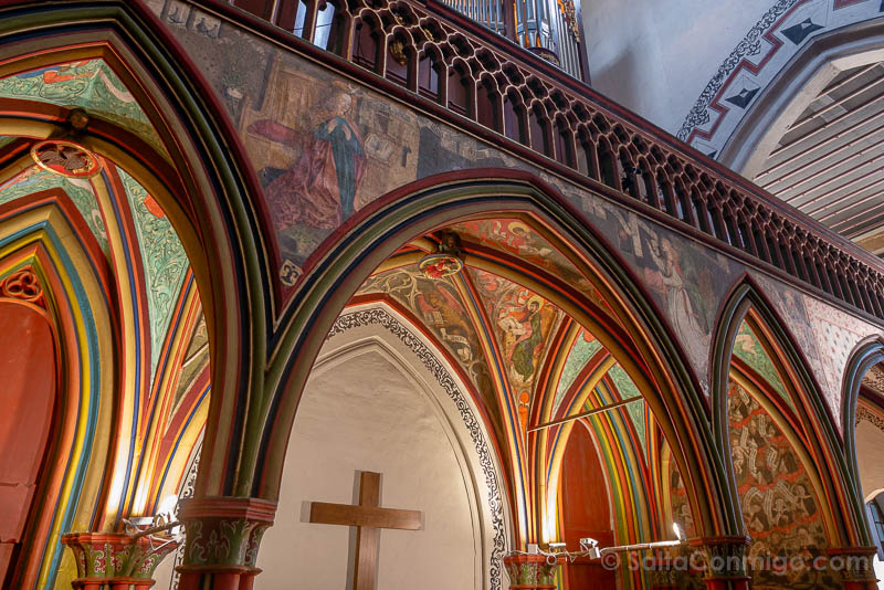 Los frescos de la iglesia de San Sebastián