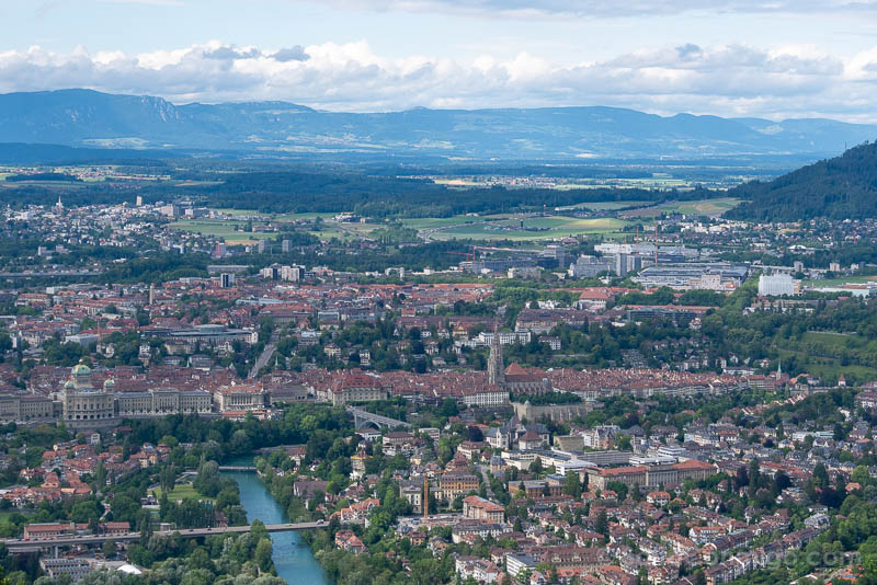 El Altstadt de Berna desde el monte Gurten