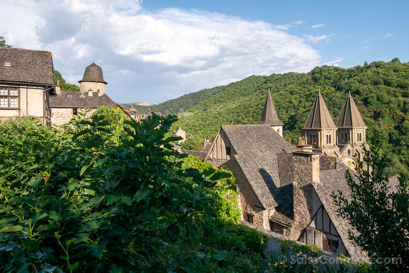 Conques desde el mirador del quartier du Palais