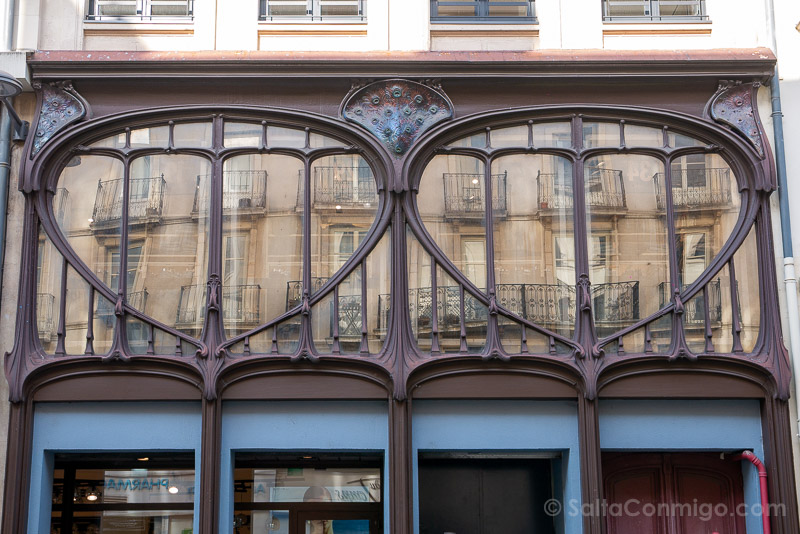 Molduras Madera Anciens magasins Vaxelaire Art Nouveau de Nancy
