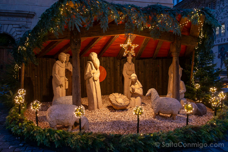Nacimiento Mercadillos navideños de Lucerna