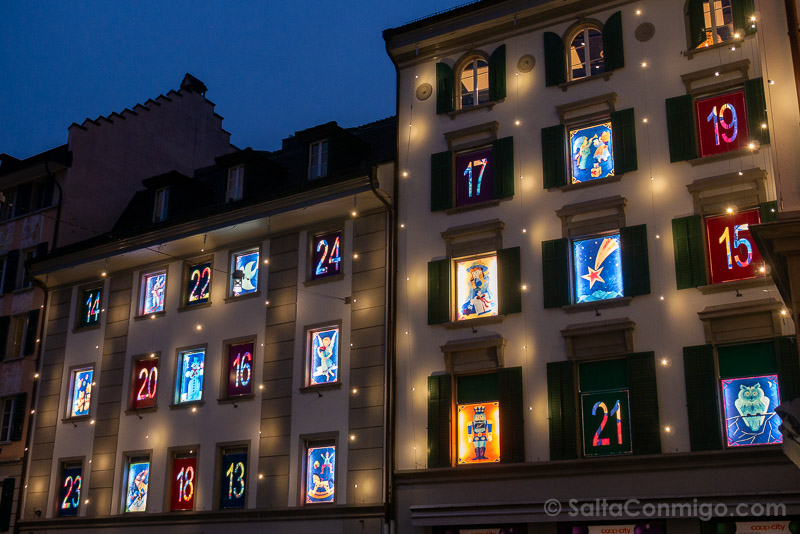 Calendario de Adviento de la COOP en la Mühlenplatz