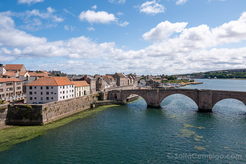 Berwick-upon-Tweed desde Royal Tweed Bridge