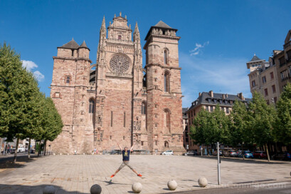 Catedral fachada occidental salto Que ver en Rodez