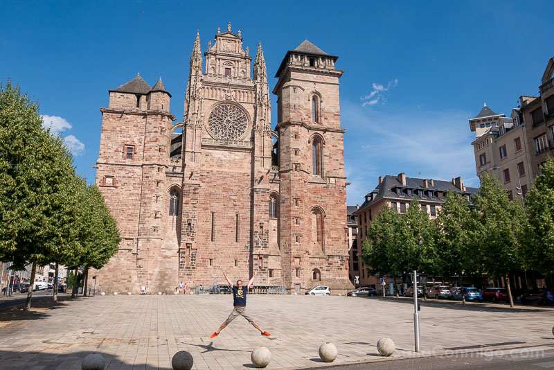 Catedral fachada occidental salto Que ver en Rodez