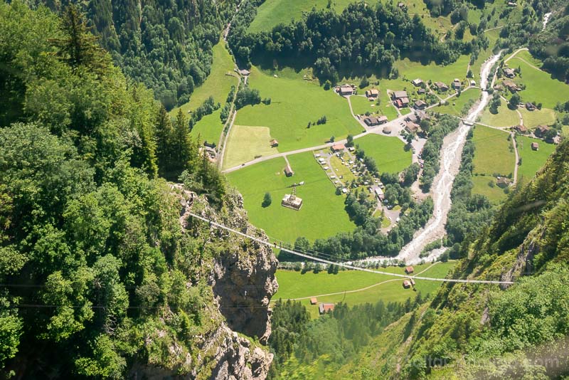 Vía Ferrata Mürren Puente Nepalí